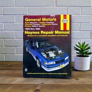 For Chevy Cavalier 1982-1994 Haynes Manuals Repair Manual #38015 Skyhawk Firenza